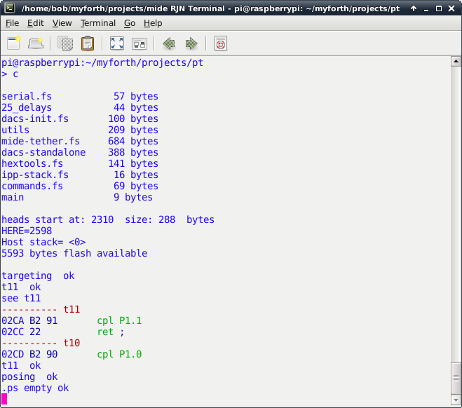 Application Testing on the Pi